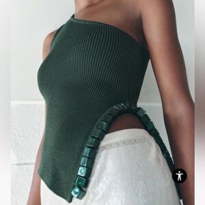 Zara Green Tank Top